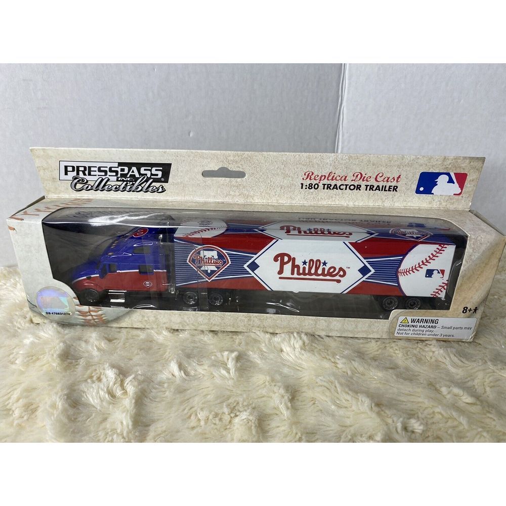 Phillies MLB Die Cast‎ Tractor Trailer 1:80 Replica NEW 2010 Collectible